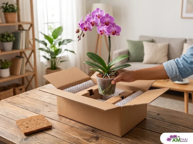 Amthai Orchid กล้วยไม้ถึงมือลูกค้าอย่างปลอดภัย สภาพสมบูรณ์