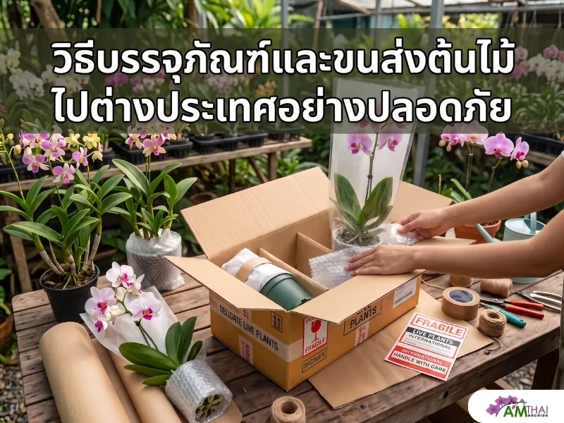 วิธีบรรจุภัณฑ์และขนส่งต้นไม้ไปต่างประเทศอย่างปลอดภัย