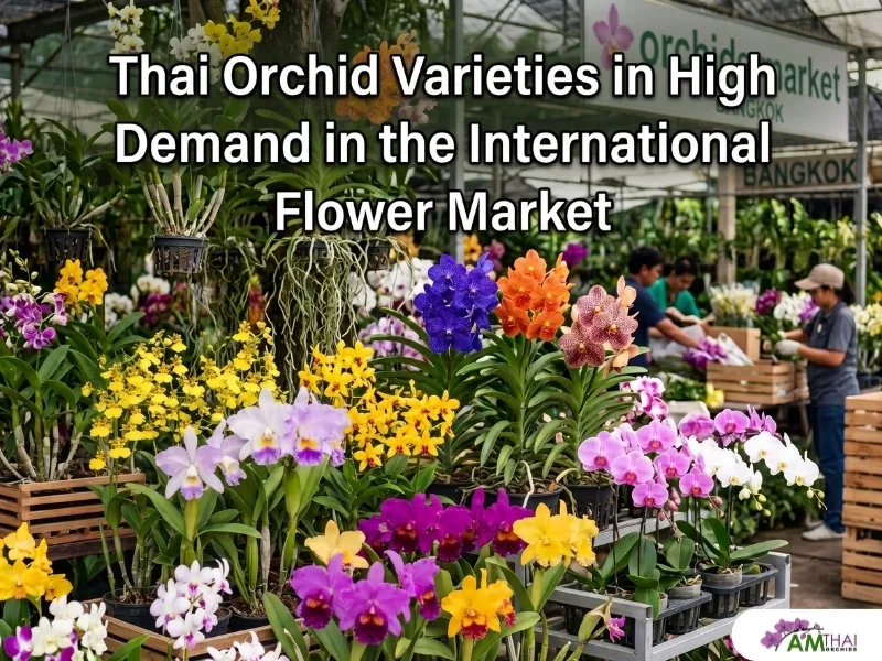 Popular Thai Orchid Varieties in Demand in International Markets